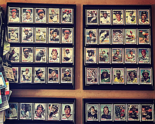 Image of a collection of baseball cards