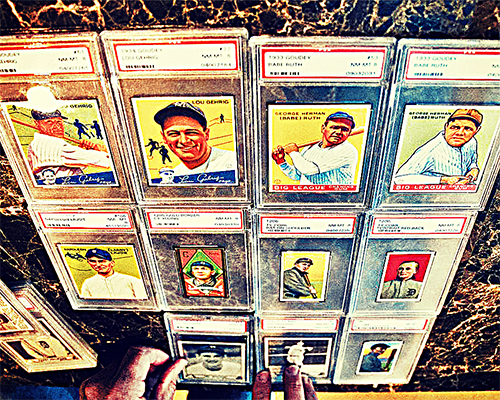 Image of a collage of baseball cards