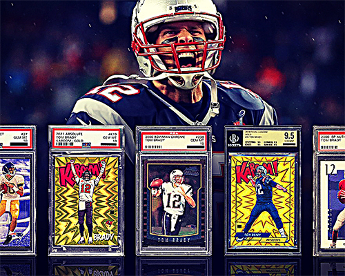 Image of TB12 rookie cards