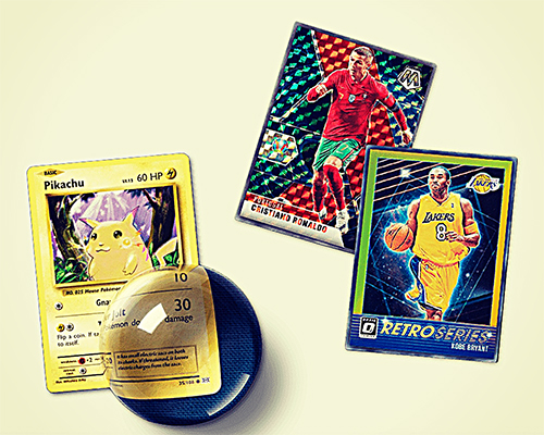Image of trading and sports cards