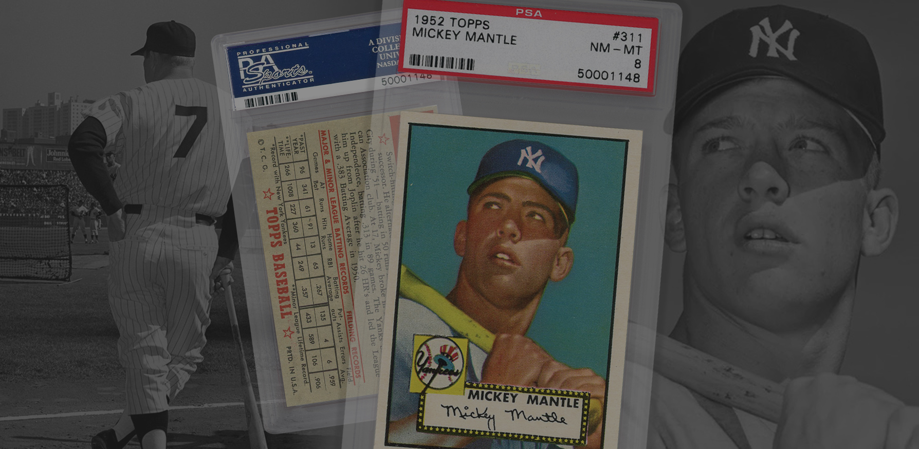 The story of…. The Mickey Mantle 1952 Topps
