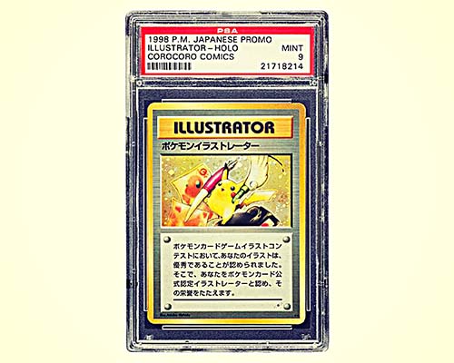 Image of Pikachu Illustrator Card