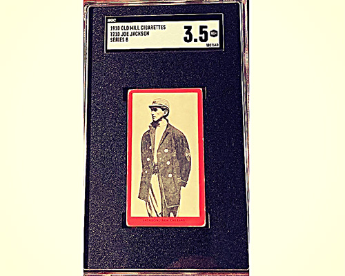 Image of a Shoeless Joe Jackson card