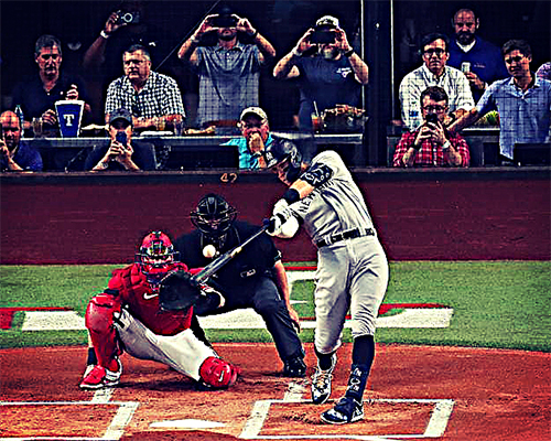 Image of Judge's 62nd Home Run