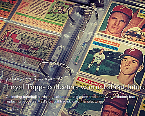 Image of baseball cards