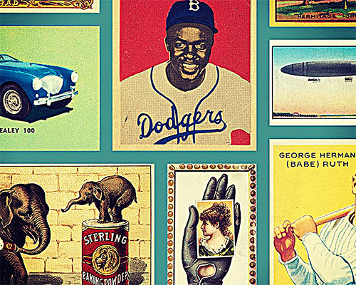 Image of a collage of baseball cards