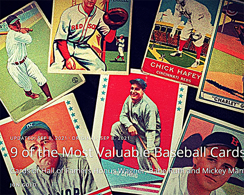 Image of baseball cards