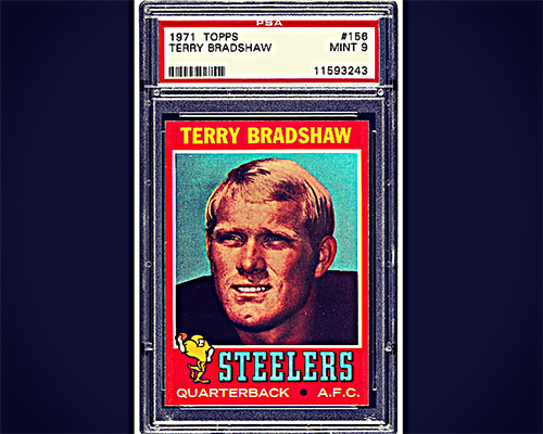 Image of Terry Bradshaw rookie card