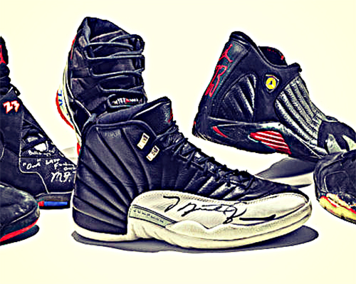 Image of MJs championship sneakers