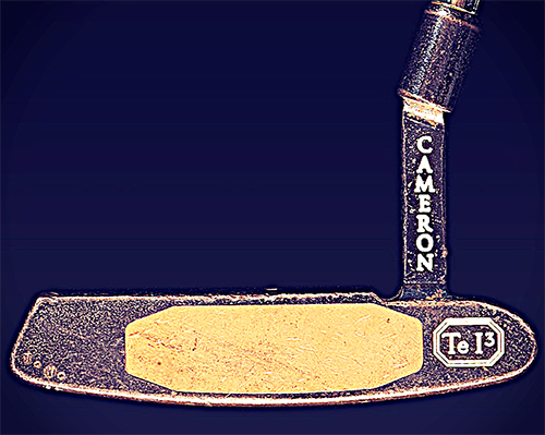 Image of a Tiger Woods tournament-used putter