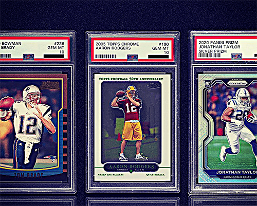 Image of NFL MVP rookie cards