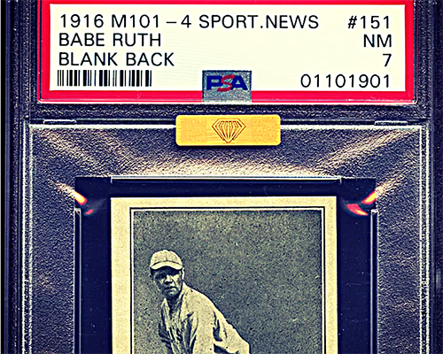 Image of Babe Ruth Card