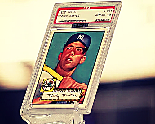 Image of a PSA 10 '52 Mantle