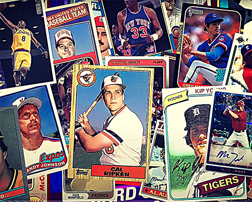 Image of a Collage of Sports Cards
