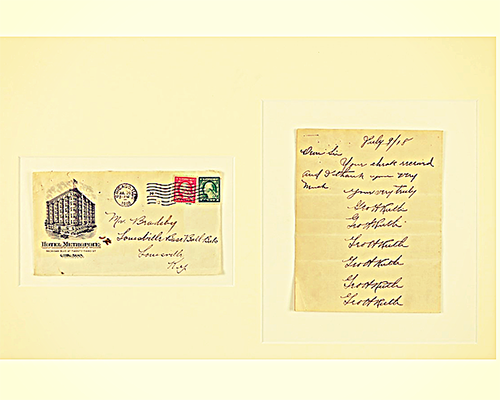 Image of a Babe Ruth Contract