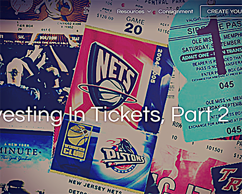 Image of a ticket infographic
