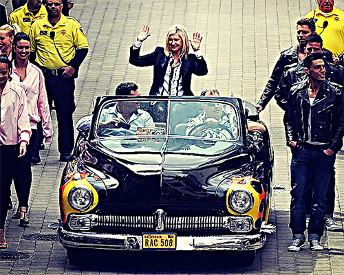 Image of a famous car from Grease