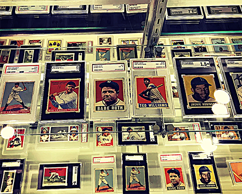 Image of a collage of baseball cards