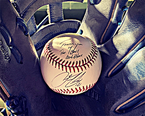 Image of game-used baseball