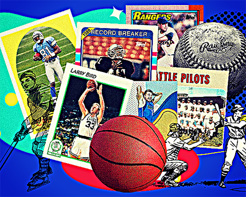 Image of a Collage of Sports Cards