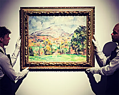 Image of some of Paul Allens art