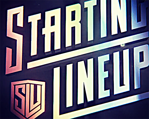 Image of the reboot Starting Lineup figures